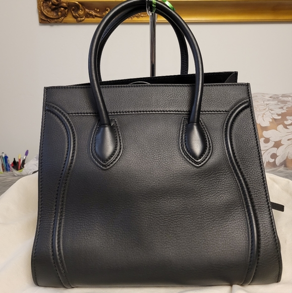 Celine Phantome Dune Black Leather Bag - Picture 16 of 17